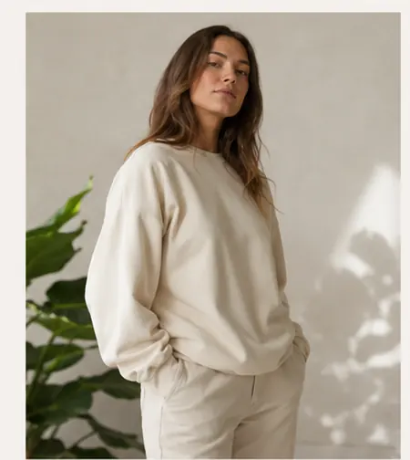 Økologisk sweatshirt
